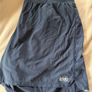 REI Co-op Navy and Black Athletic Shorts